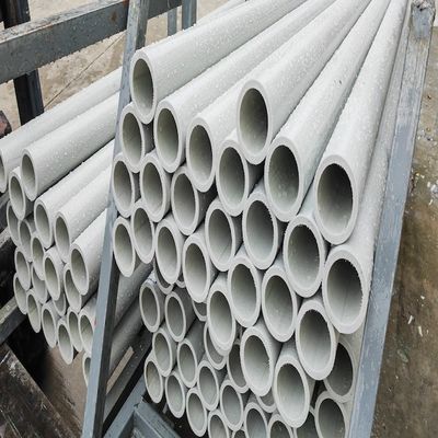 FRP Pultrusion Rundrohr 76x8mm Länge 2400mm Oberfläche mit gestrickter Matte