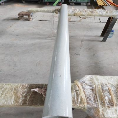 FRP Pultrusion Rundrohr 76x8mmx2400mm mit gestrickter Matte als Zaunpfosten
